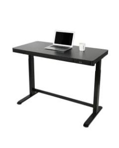 Realspace Electric Height-Adjustable Standing Desk, 48in, Black
