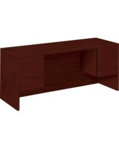 HON 10500 Series Kneespace Credenza, Mahogany