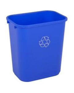 Highmark Recycling Bin, 6.5 Gallons, Blue