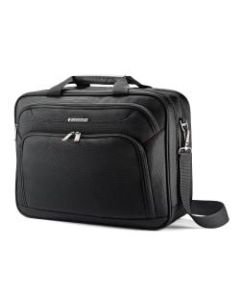 Samsonite Xenon 3 2-Gusset Toploader Bag, 16 1/2inH x 12 3/4inW x 4 3/4inD, Black