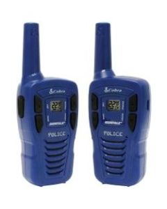 Cobra HE146 16-Mile Power Saving Two-Way Radio/Walkie Talkie Blue - 22 Radio Channels - Upto 84480 ft - AAA