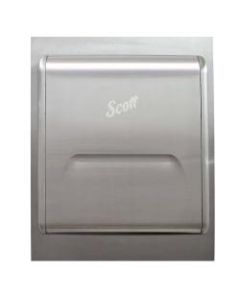 Scott Pro Stainless Steel Recessed Dispenser Housing With Trim Panel, Silver