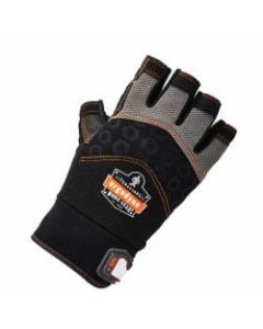 Ergodyne ProFlex 900 Half-Finger Impact Gloves, Large, Black