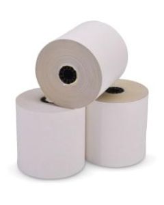 ICONEX Carbonless Paper - White - 3 1/2in x 80 ft - 60 / Carton