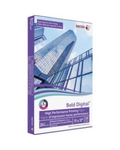 Xerox Bold Inkjet, Laser Copy & Multipurpose Paper - White - 98 Brightness - 11in x 17in - 24 lb Basis Weight - 500 / Ream