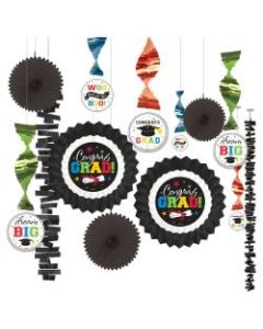 Amscan Graduation Decorating Kit, Multicolor, Set Of 13 Pieces