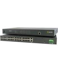 Perle IOLAN SDS32C DC Terminal Server - Twisted Pair - 2 x Network (RJ-45) - 10/100/1000Base-T - Gigabit Ethernet - Management Port