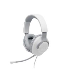 JBL Quantum 100 Wired Over-Ear Gaming Headset, White