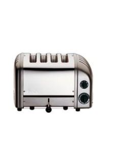 Dualit NewGen Extra-Wide Slot Toaster, 4-Slice, Metallic Charcoal