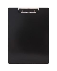 Saunders Aluminum Clipboard - 8 1/2in x 11in - Low-profile - Aluminum - Black - 1 Each