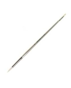 Silver Brush Silverwhite Series Long-Handle Paint Brush, Size 8, Round Bristle, Synthetic, Multicolor