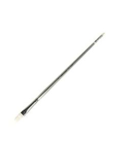 Silver Brush Silverwhite Series Long-Handle Paint Brush, Size 8, Filbert Bristle, Synthetic, Multicolor