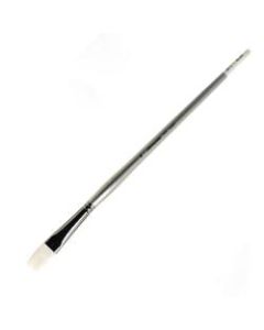 Silver Brush Silverwhite Series Long-Handle Paint Brush, Size 10, Filbert Bristle, Synthetic, Multicolor