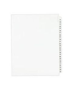 Avery 20% Recycled Avery-Style Standard Collated Legal Index Exhibit Dividers, Side-Tab, 51-75, 8 1/2in x 11in