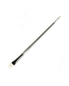 Silver Brush Silverwhite Series Long-Handle Paint Brush, Size 10, Bright Bristle, Synthetic, Multicolor