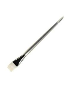 Silver Brush Silverwhite Series Long-Handle Paint Brush, Size 16, Bright Bristle, Synthetic, Multicolor