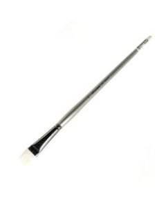 Silver Brush Silverwhite Series Long-Handle Paint Brush, Size 12, Bright Bristle, Synthetic, Multicolor