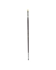 Silver Brush Silverstone Series Paint Brush 1102, Size 2, Bright Bristle, Hog Hair, Maroon