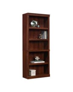 Realspace 72inH 5-Shelf Bookcase, Mulled Cherry