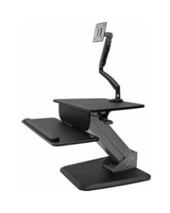 StarTech.com Sit-to-Stand Workstation with Full-Motion Articulating Monitor Arm - One-Touch Height Adjustment