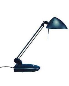 Ledu Halogen Task Lamp With Base, 100 Watt, Matte Black