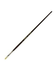 Silver Brush Silverstone Series Paint Brush 1103, Size 2, Filbert Bristle, Hog Hair, Maroon
