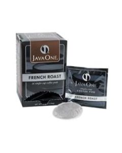 Java One Single-Serve Coffee Pods, French Roast, Carton Of 14