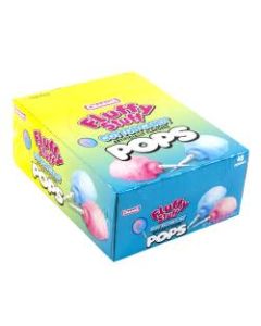 Fluffy Stuff Cotton Candy Pops, Box Of 48