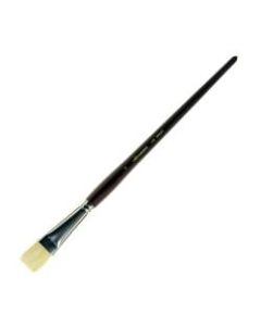 Silver Brush Silverstone Series Paint Brush 1102, Size 12, Bright Bristle, Hog Hair, Maroon