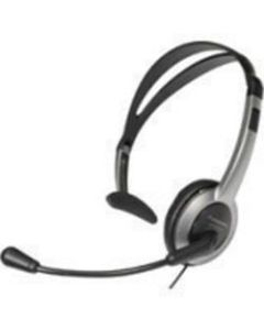 Panasonic KX-TCA430 Headset - Mono - Sub-mini phone (2.5mm) - Wired - Over-the-head - Monaural - Semi-open - 4 ft Cable