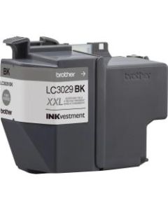 Brother Genuine LC3029BK INKvestment Super High Yield Black Ink Cartridge - Inkjet - Super High Yield - Black