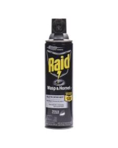 Raid Wasp/Hornet Killer Spray - Spray - Kills Hornet, Wasp, Mud Dauber, Yellow Jacket, Bugs - 14 fl oz - White - 1 Each