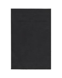 JAM Paper Open-End 6in x 9in Catalog Envelopes, Gummed Seal, Black, Pack Of 10