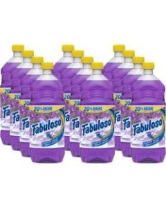 Fabuloso Multi-Use Cleaner with Lavender - Concentrate - 33.8 fl oz (1.1 quart) - Lavender Scent - 12 / Carton - Lavender