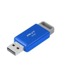 PNY USB 2.0 Flash Drive, 64GB, Assorted