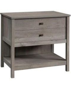 Sauder Cottage Road 33inW Lateral 1-Drawer File Console, Mystic Oak
