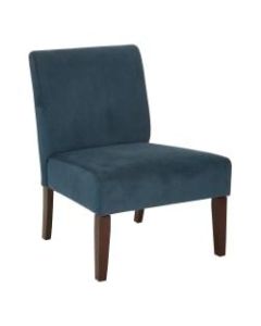 Ave Six Laguna Chair, Azure/Dark Espresso