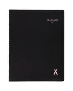 AT-A-GLANCE QuickNotes City of Hope Monthly Planner, 8-1/4in x 11in, Black, January To December 2022, 76PN0605