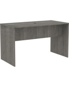 Lorell Essentials Standing-Height Table, 41-5/16inH x 72inW x 36inD, Weathered Charcoal