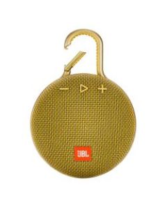 JBL Clip 3 Portable Bluetooth Speaker, Yellow, JBLCLIP3YEL
