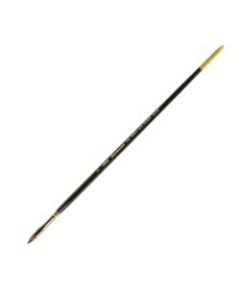 Silver Brush Renaissance Series Long-Handle Paint Brush 7110, Size 6, Cats Tongue, Sable, Multicolor