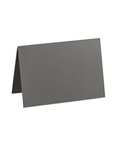 LUX Folded Cards, A9, 5 1/2in x 8 1/2in, Smoke Gray, Pack Of 50