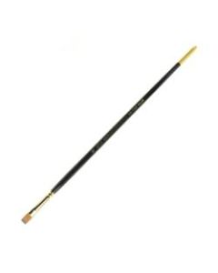 Silver Brush Renaissance Series Long-Handle Paint Brush 7102, Size 6, Bright Bristle, Sable Hair, Multicolor