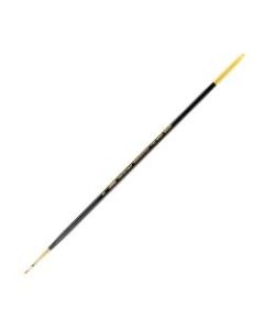 Silver Brush Renaissance Series Long-Handle Paint Brush 7102, Size 0, Bright Bristle, Sable Hair, Multicolor