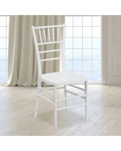Flash Furniture HERCULES PREMIUM Series Stacking Chiavari Chair, White