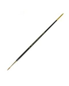 Silver Brush Renaissance Series Long-Handle Paint Brush 7100, Size 10, Round Bristle, Sable Hair, Multicolor