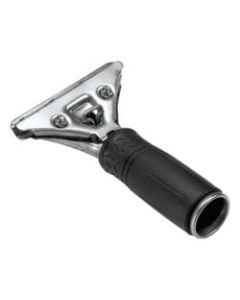 Unger Pro Stainless-Steel Squeegee Handle, Black/Steel