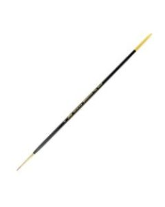 Silver Brush Renaissance Series Long-Handle Paint Brush 7100, Size 4, Round Bristle, Sable Hair, Multicolor