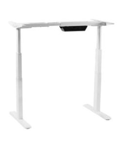Mount-It! MI-7930 Electric Standing Desk Frame With LED Touch Control, 11inH x 43inW x 9inD, White