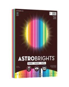Astrobrights Smooth Laser/Inkjet Copy & Multipurpose Paper, Letter Size (8 1/2in x 11in) 24 lb, Assorted Colors, Pack Of 200